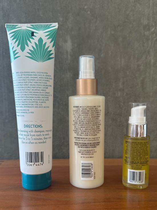 NEW Trader Joe's Hair Mask, Leave in Conditioner, Hair Oil - 3 Piece Set - Picture 2 of 5